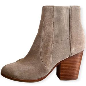 Western Ankle Boots Soludos Emma Bootie sz 8.5 - Grey - LIKE NEW